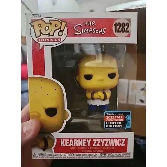 Funko Pop! Television - The Simpsons - Kearney Zzyzwicz - #1282 New - Picture 1 of 6